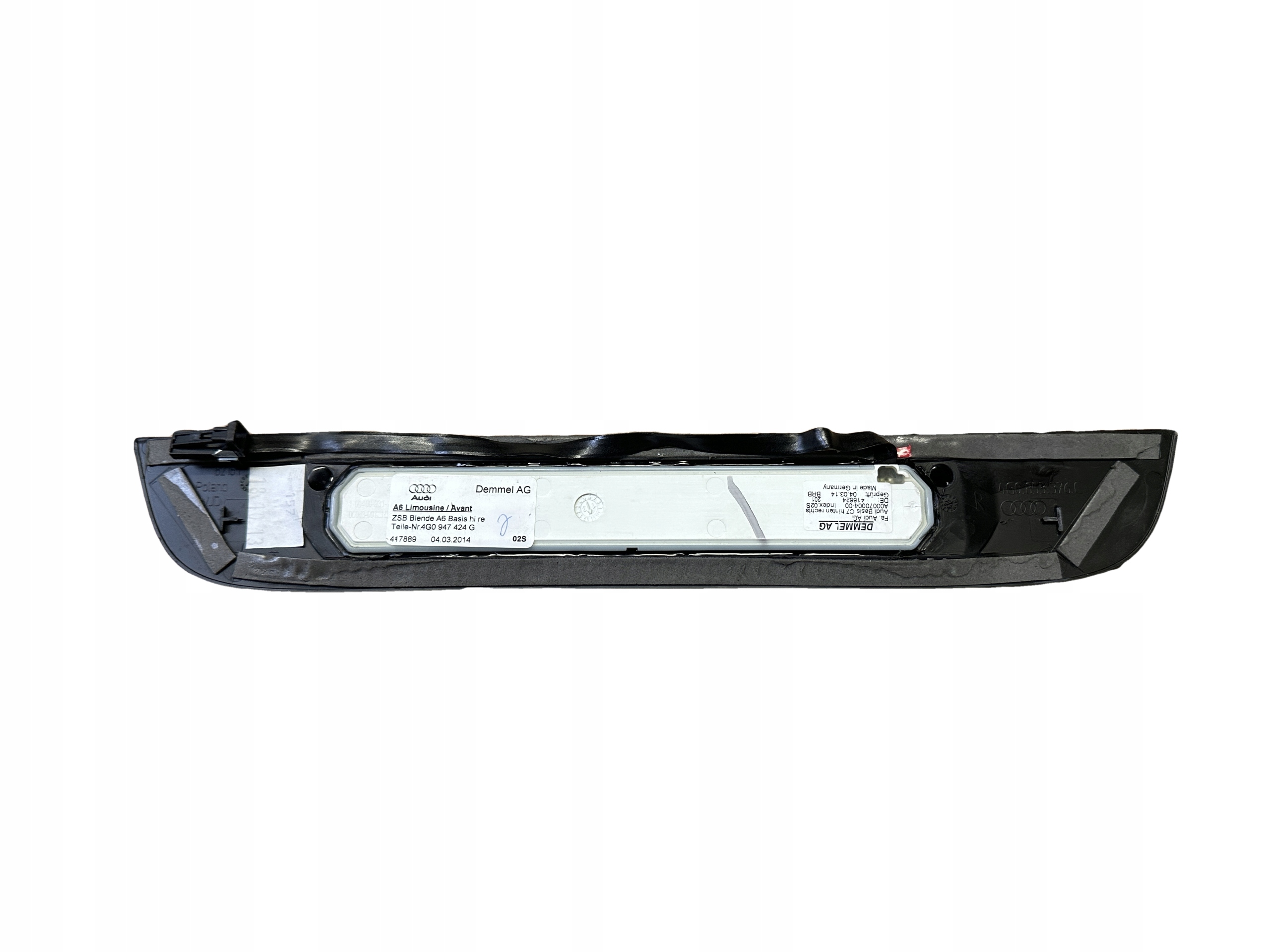 AUDI A6 4G C7 moulding threshold right rear part LED 4G0947424G