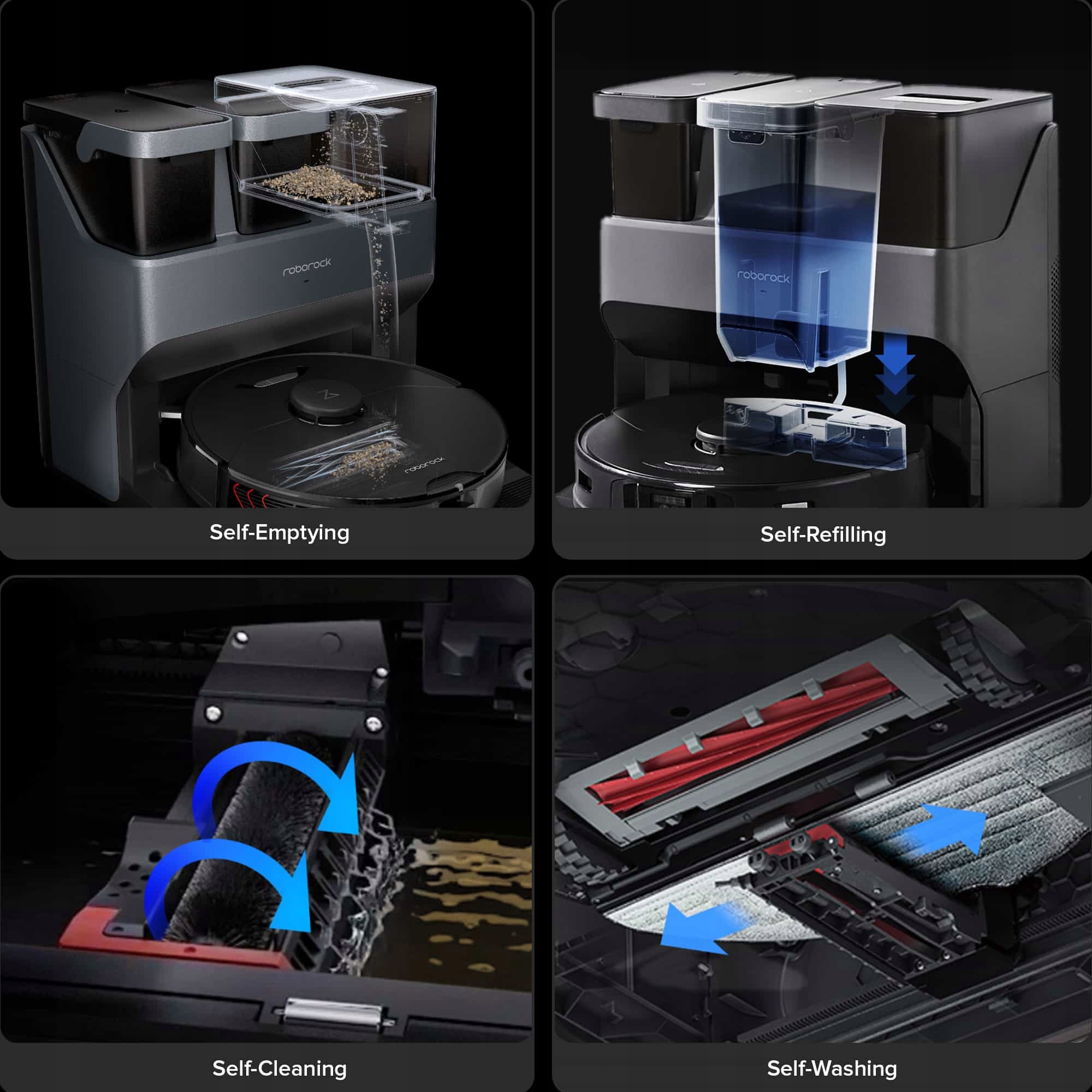 Oryginalne szczotki do stacji Roborock S7 MaxV Ultra S7 Pro S8 Pro Ultra Producent Roborock