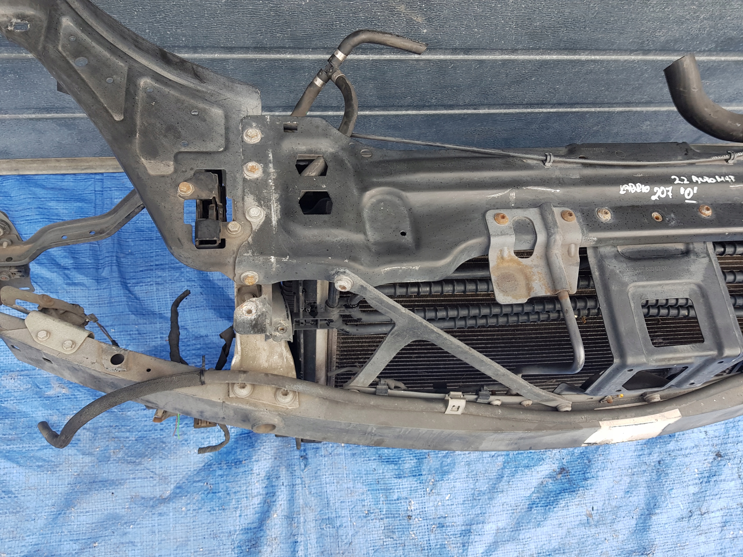 support panel for radiators radiator MERCEDES W207 2.2 CDI A207 CABRIO AUTOMAT