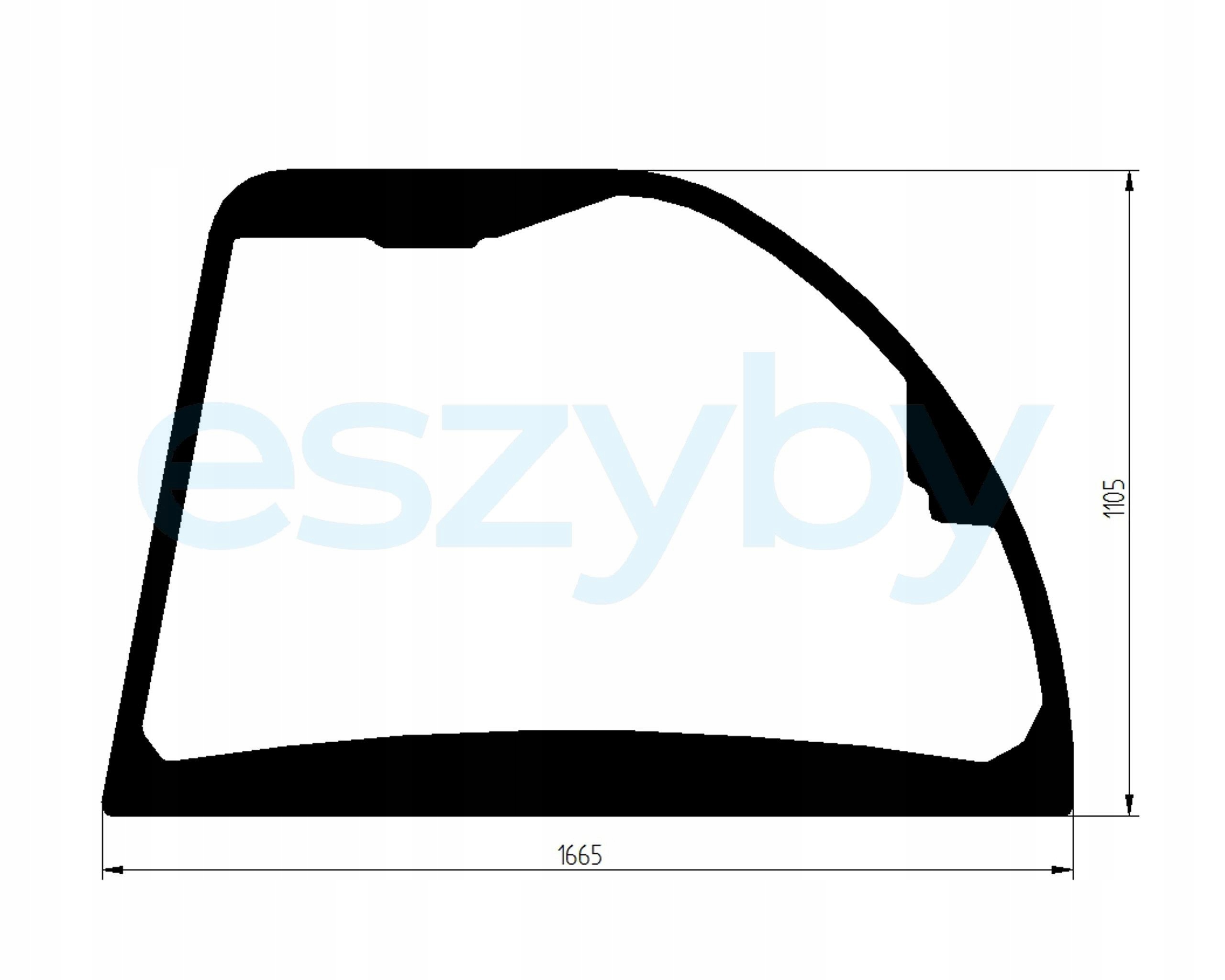 sklo nabíječka Landini, McCormick Teletrac boční