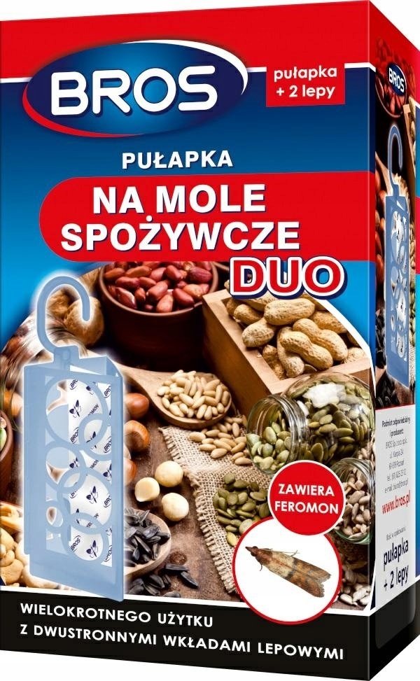 

Bros pułapka na mole spożywcze 2 wkłady