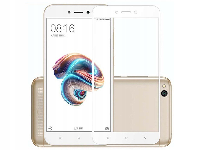 

Xiaomi Redmi Note 5A Szkło Hartowane 3D 9H Białe