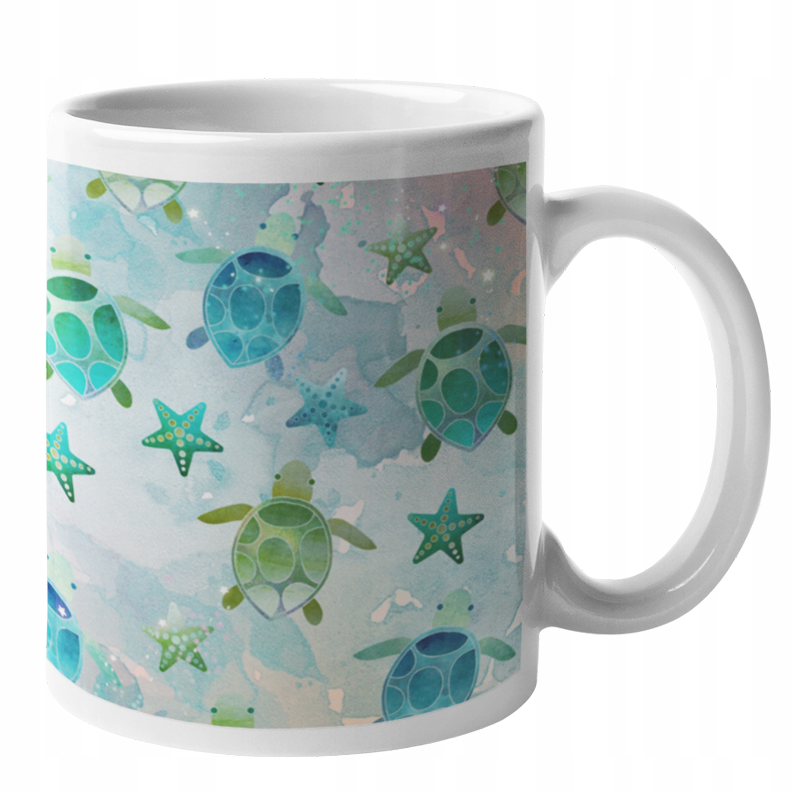 

Piękny kubek żółw pomysł podwodny świat