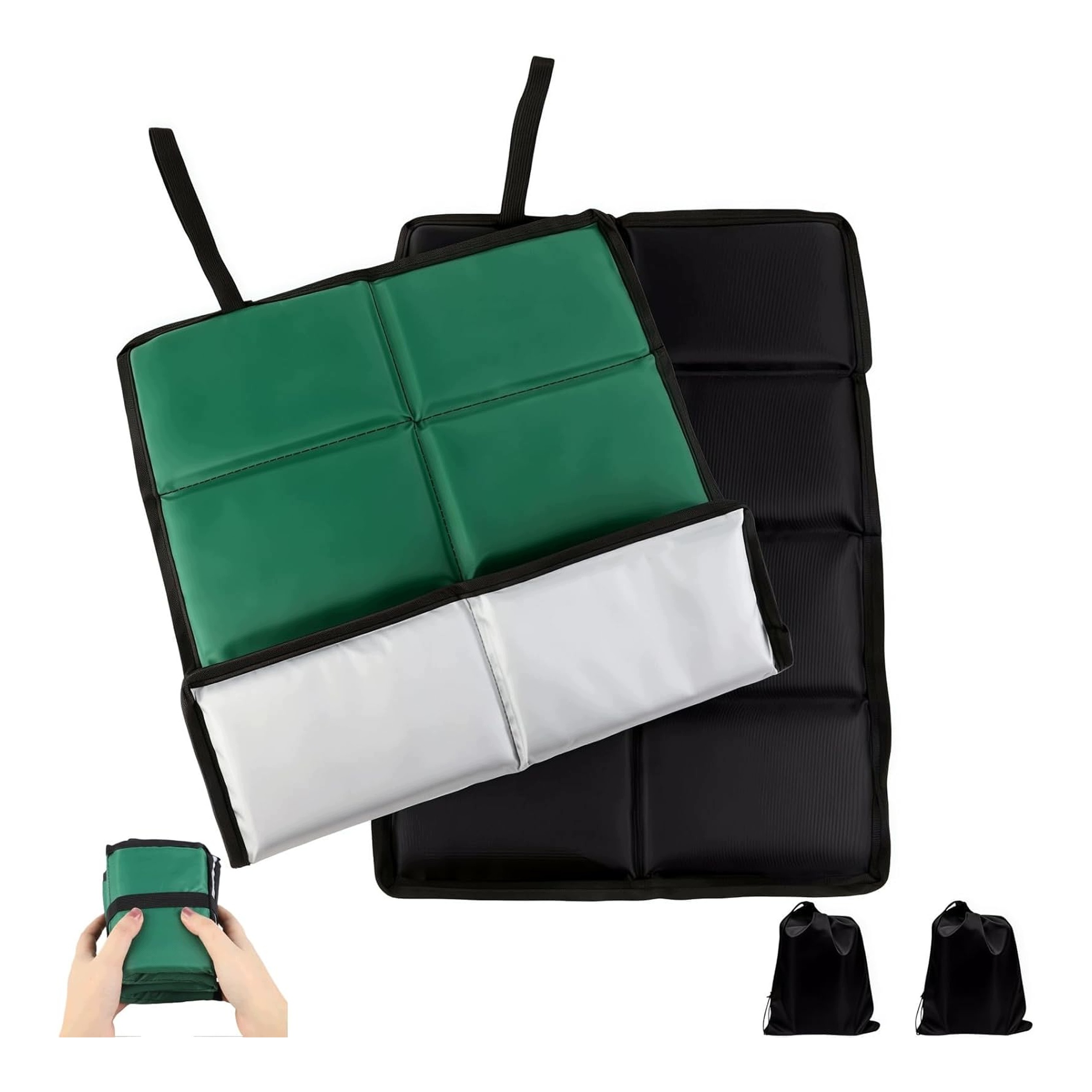 Poduszka na krzesło podkładka wodoodporna ocieplana składana 40x29cm 2szt