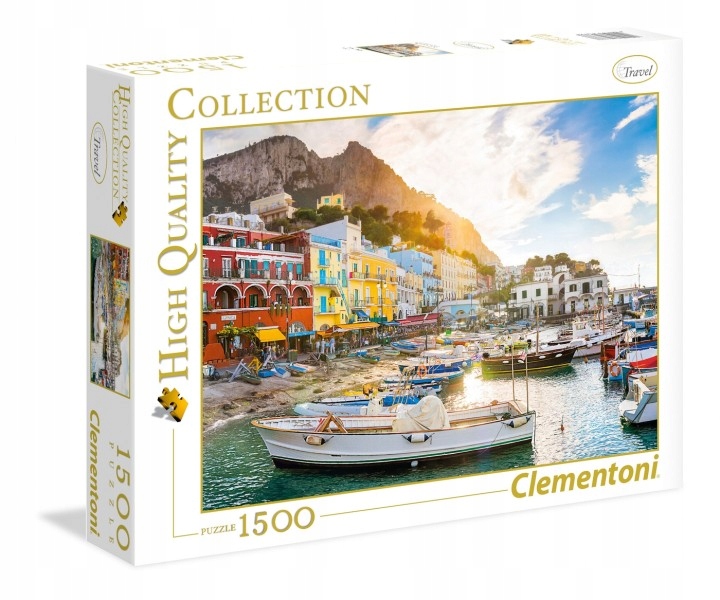 

Clementoni Puzzle 1500 Wyspa Capri Włochy Italia