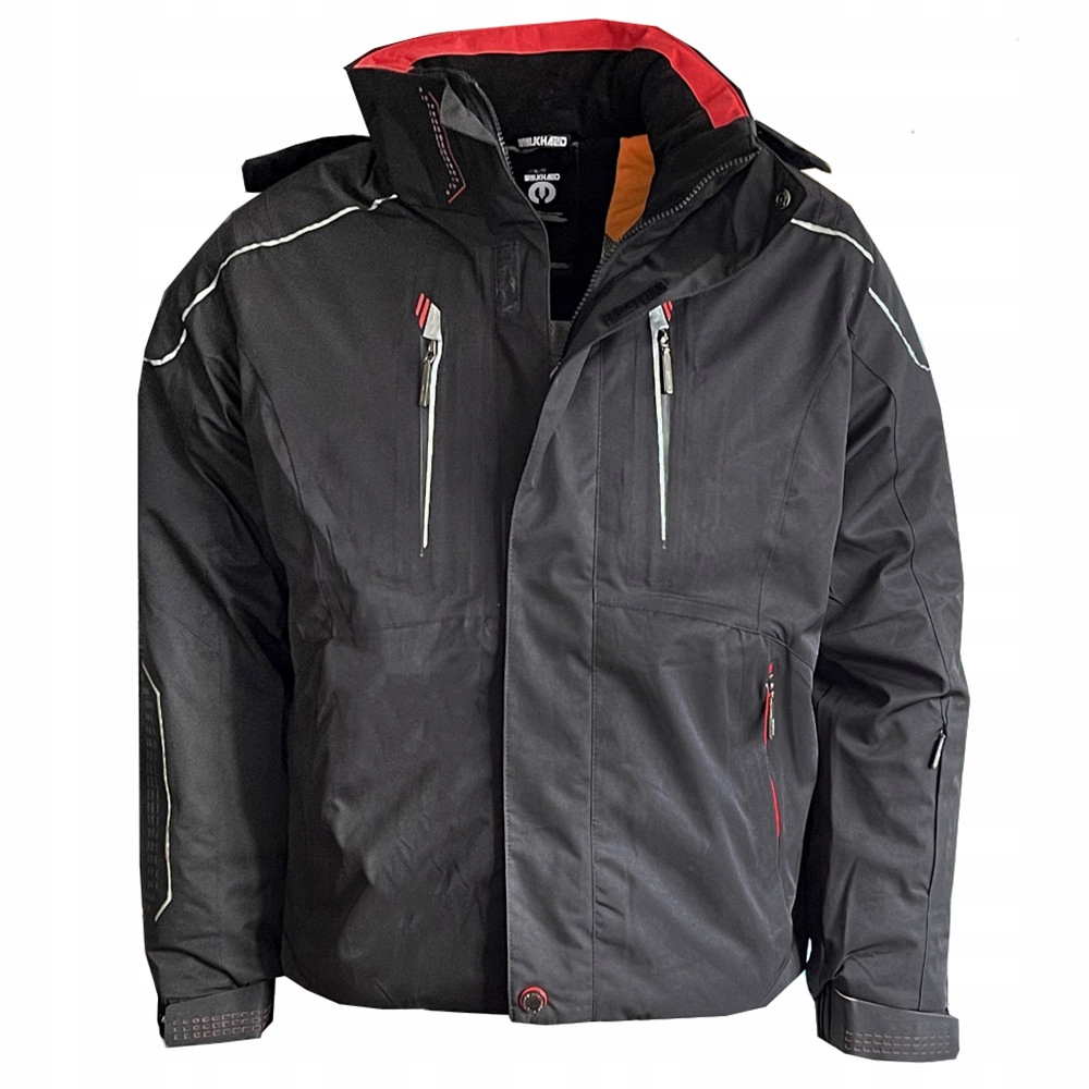 Walkhard bunda pánská A-5624 zimní, lyže, snowboard XL černá