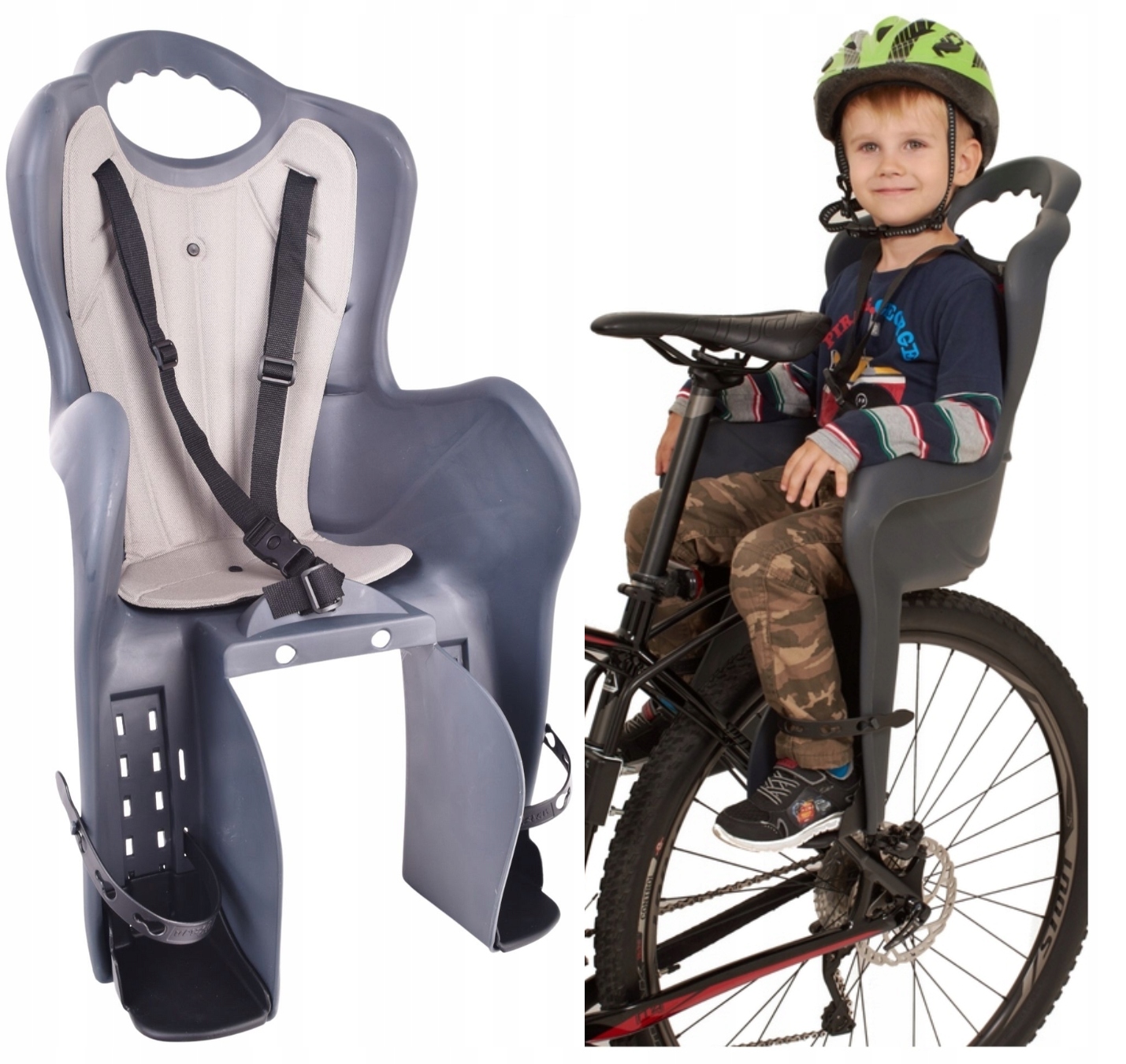 Htp Elibas Bezpieczny Fotelik Rowerowy Na Bagażnik