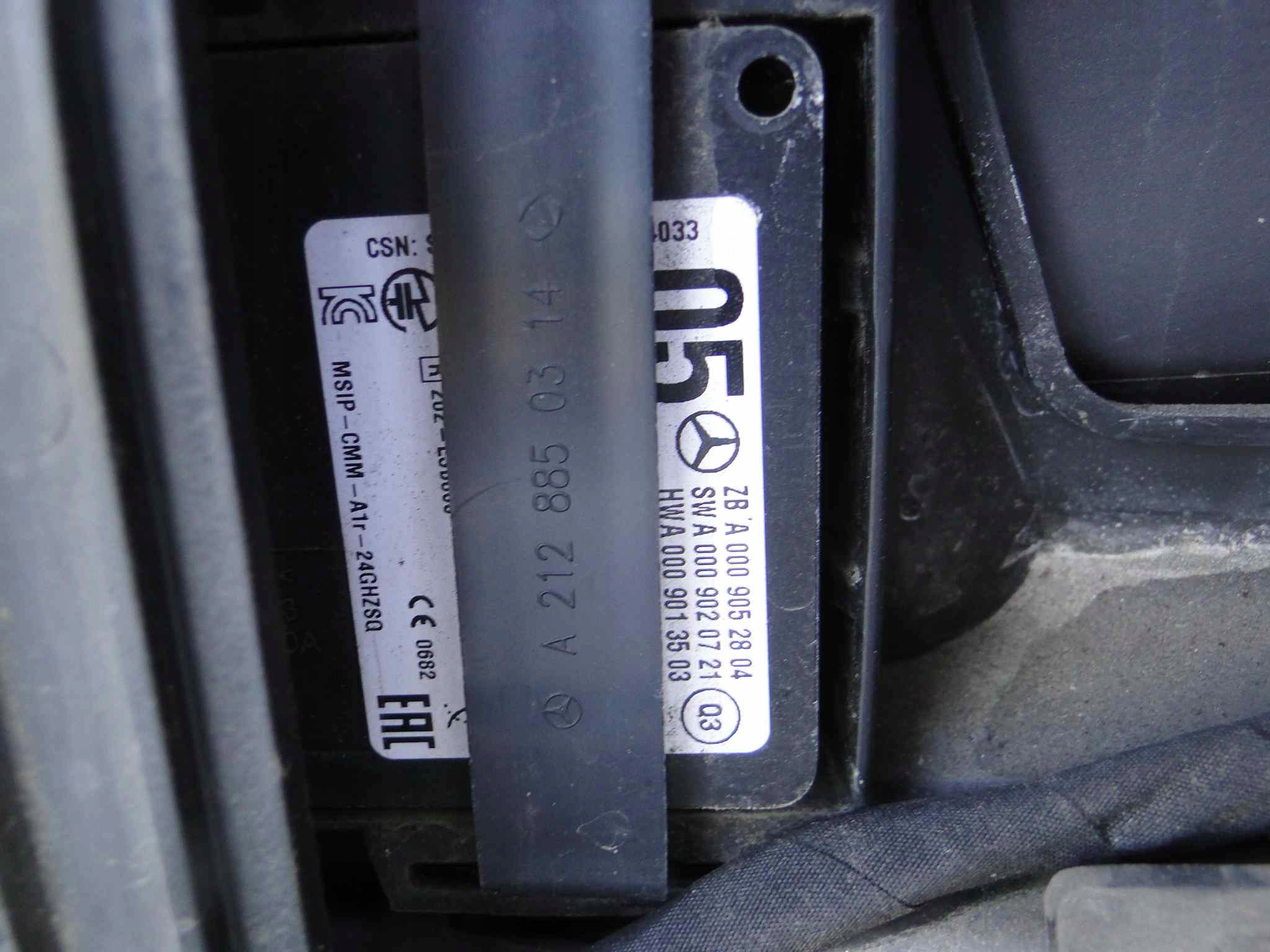 MERCEDES E KLASA W212 212 RADAR FCW-STOP SOPK Numer katalogowy części A0009052804