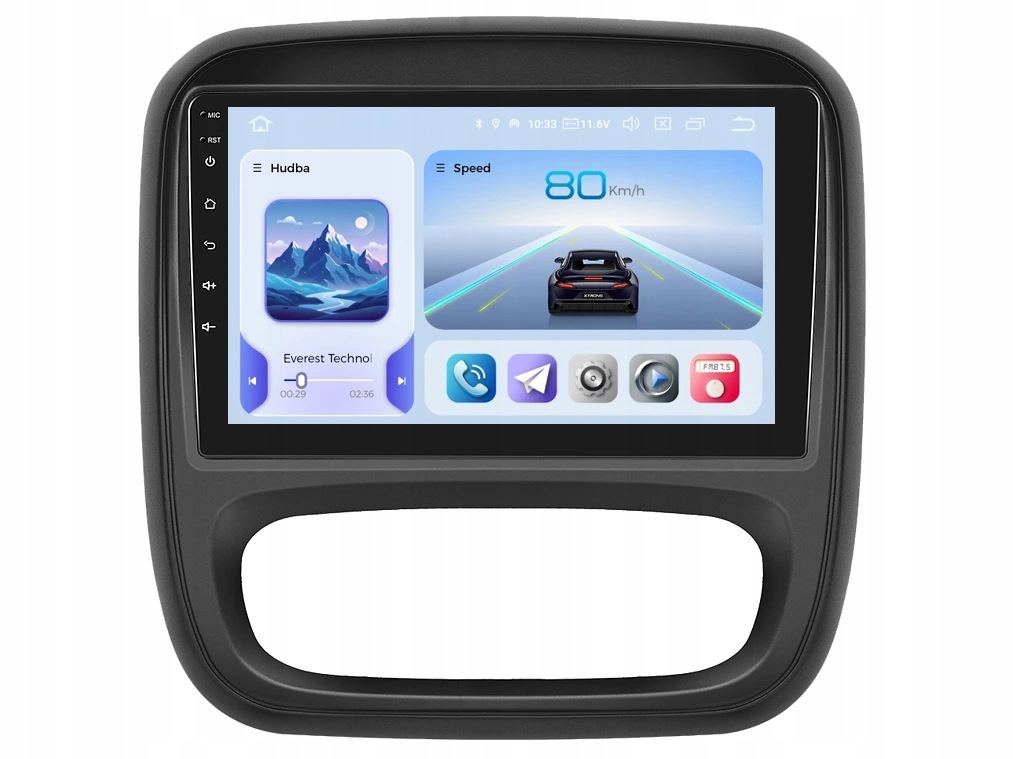 Xtrons 2DIN autorádio IQP-XEV35 s Androidom pre Renault Trafic III Opel Vivaro B