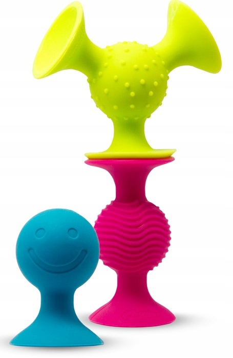FAT BRAIN TOYS PRZYSSAWKI GRYZAKI GRZECHOTKI 3 SZT