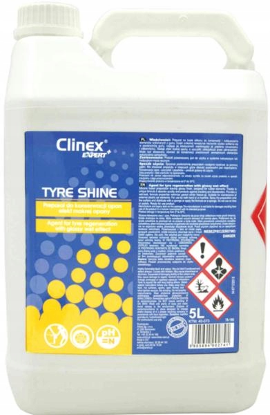 CLINEX TYRE SHINE DO KONSERWACJI OPON 5L Packaging Volume 5000 ml