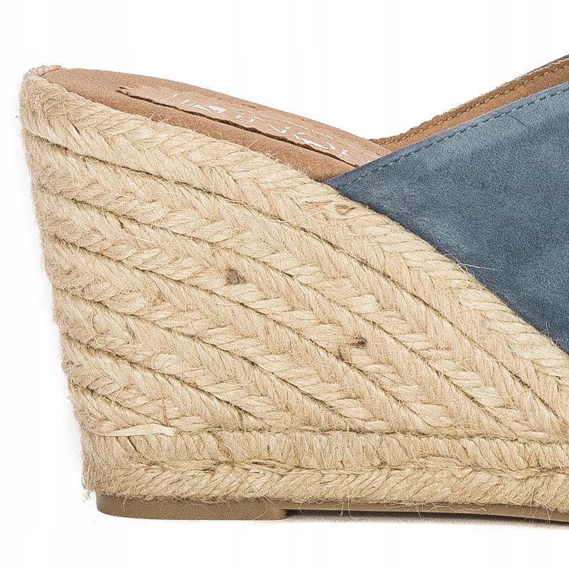 Inofio Klapki espadryle na koturnie ADU01-01 r.38 Rodzaj obcasa koturn