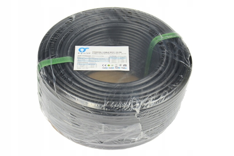 kabel RG6 1.02 CU GEL TDC105 oplot x128 100m Marka Digitsat