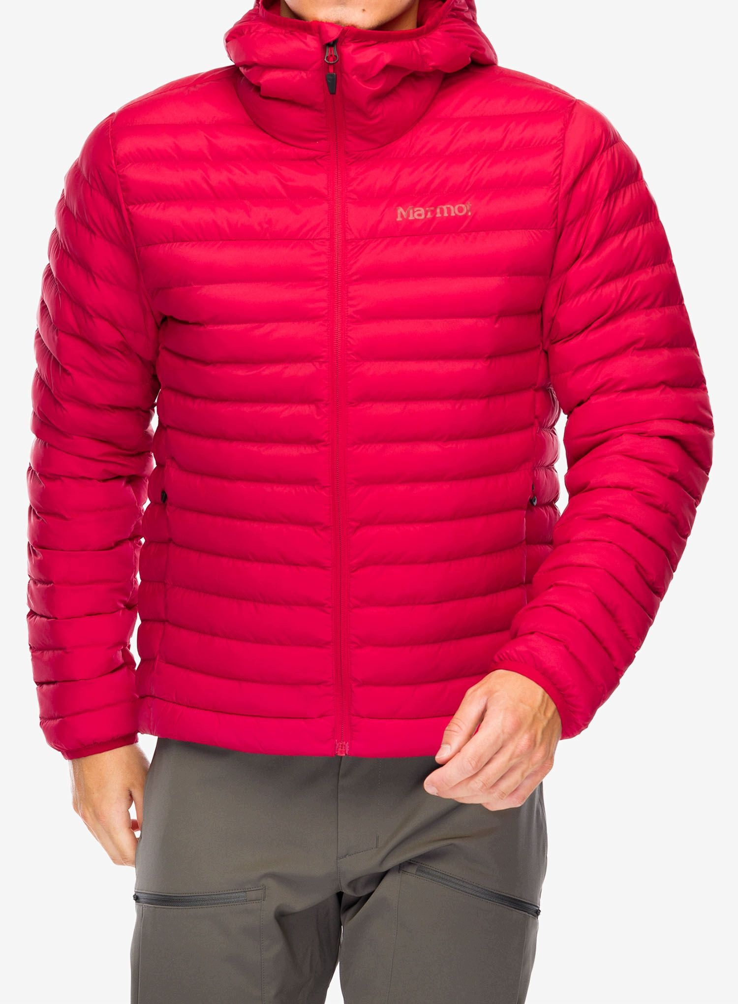 Zateplená bunda Marmot Echo Featherless Hoody team red XL