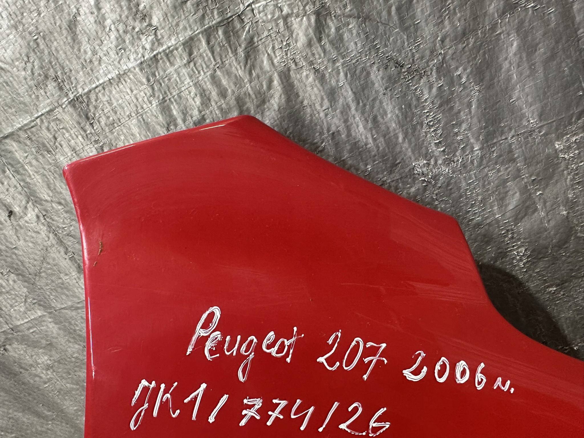 fender right front PEUGEOT 207 2006R. k: KKNB