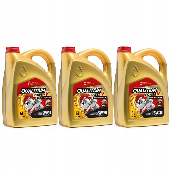 Qualitium Power V 5W30 504/507 LL04 C3 Dpf olej silnikowy 15L
