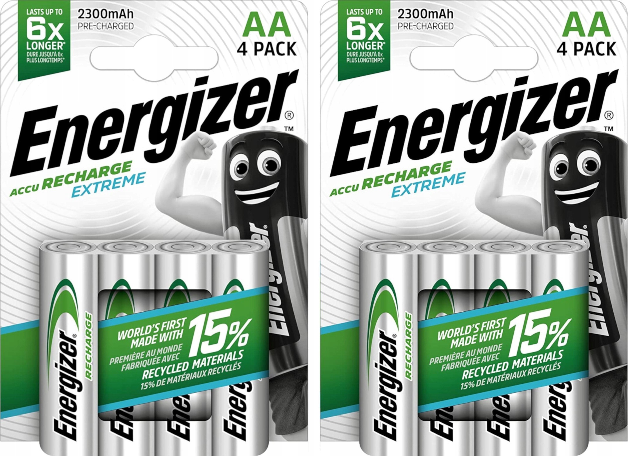 

8x Akumulatorki Energizer Extreme Aa R6 2300mAh