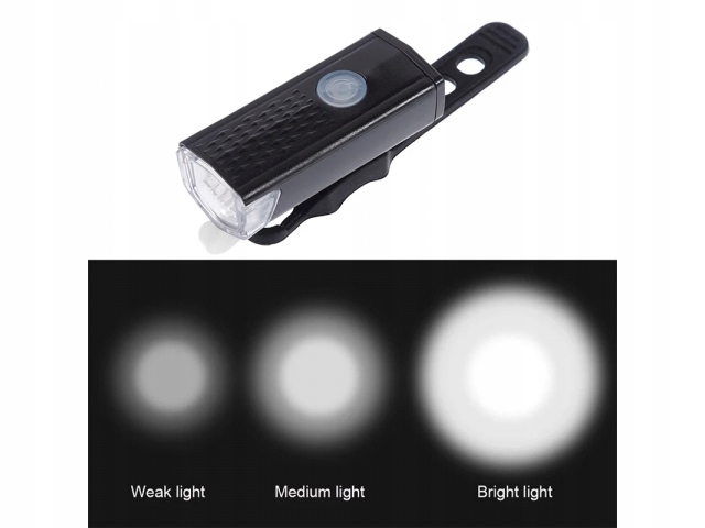 LAMPKA ROWEROWA LED PRZÓD + TYŁ - WODOODPORNA - ZESTAW - CE Stan opakowania oryginalne