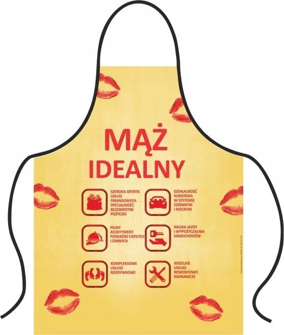 

Męski Niezbędnik Kuchenny dla Niego Fartuszek