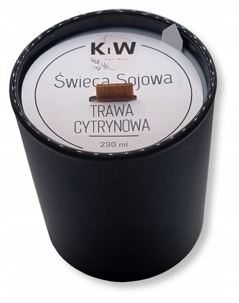 

Świeca Sojowa Handmade 230 ml Trawa Cytrynowa