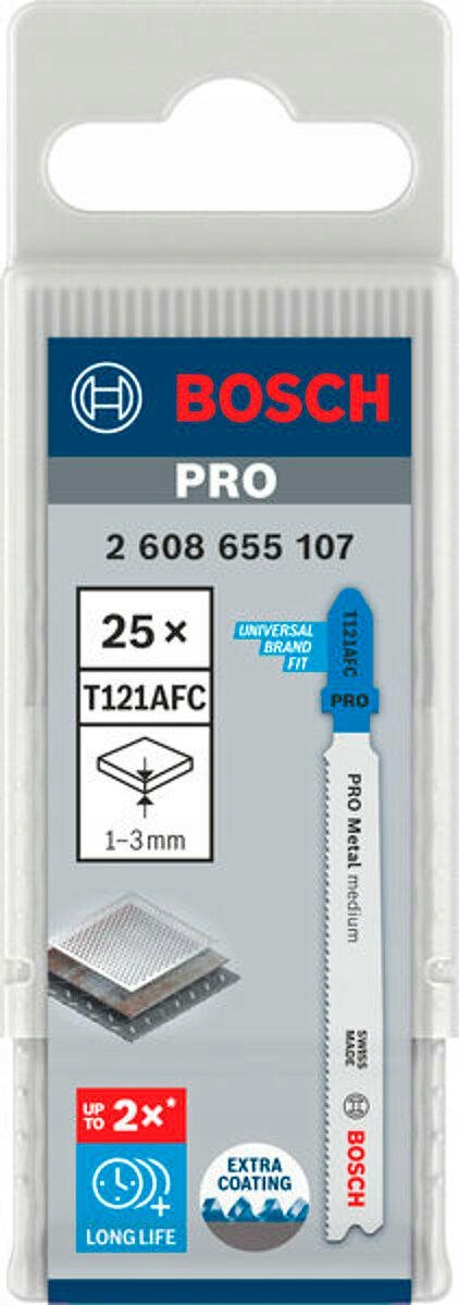 Pilové listy do pily na kov 92 mm 25 Ks Bosch T121AFC 2608655107