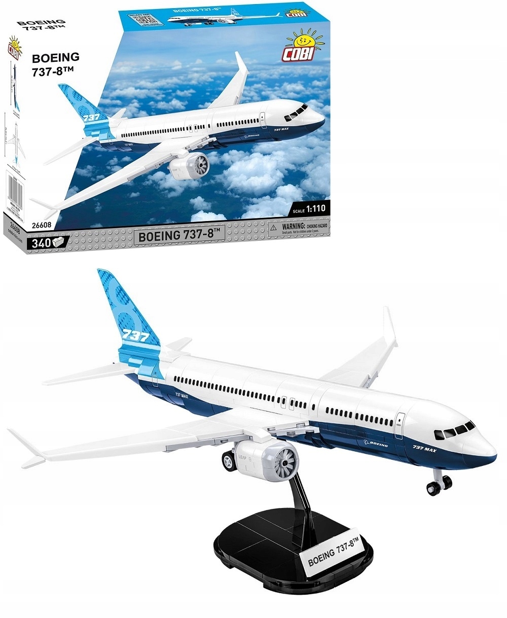 Cobi 26608 Samolot Pasażerski Boeing 737-8 klocki