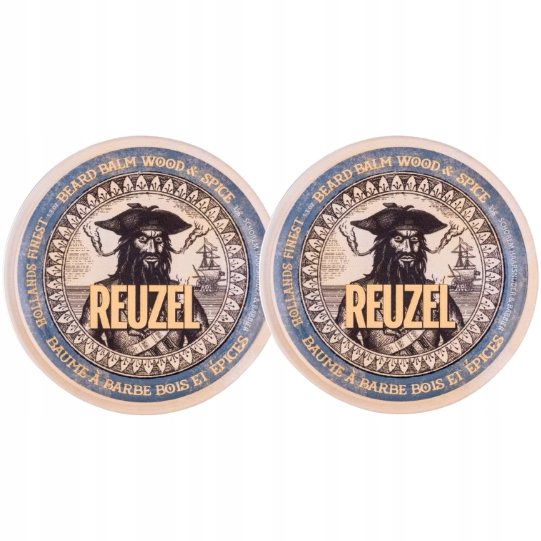 Reuzel Balsam Odżywczy do brody Wood & Spice Beard Balm 35g 2PAK