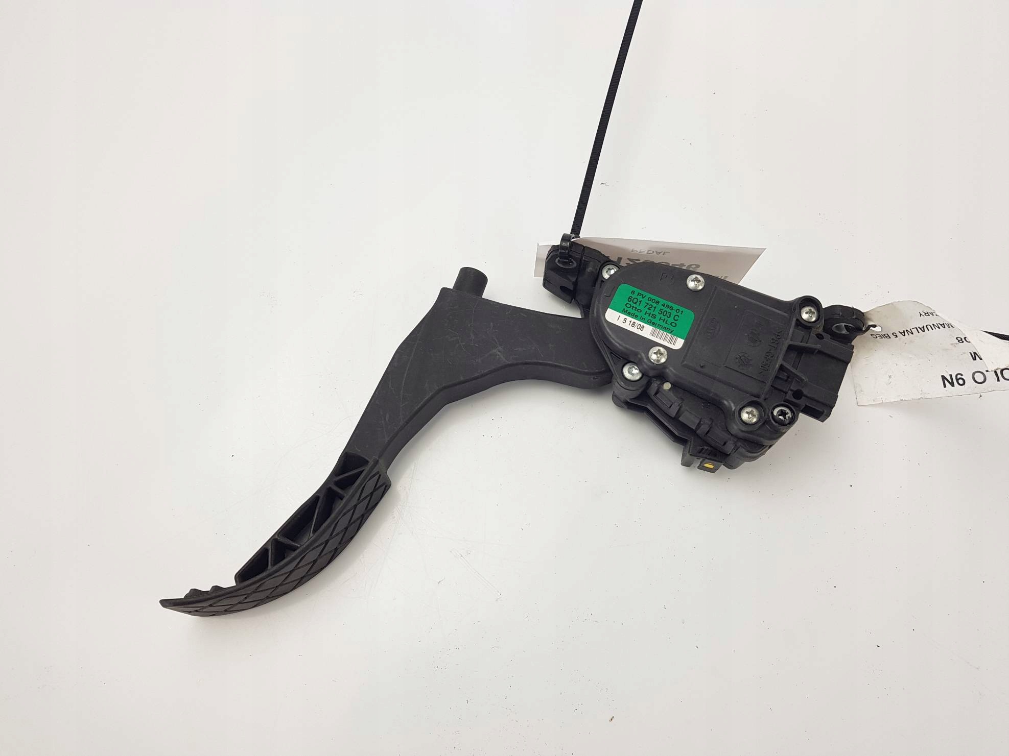 PEDAL 6Q1721503C VOLKSWAGEN POLO 9N