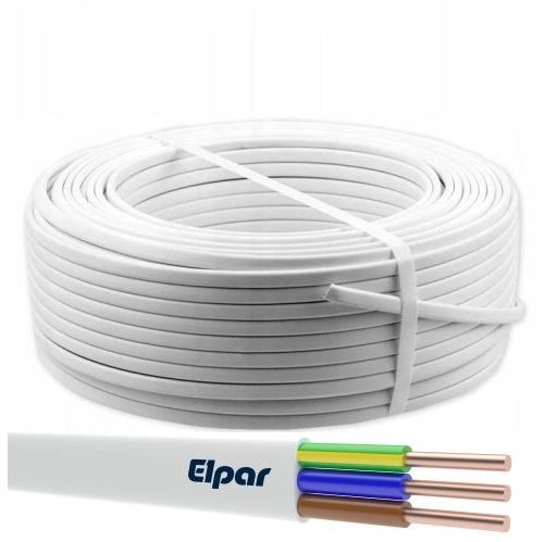 Przewód płaski elektryczny, instalacyjny YDYp Elpar 3 x 2,5 750V 25MB