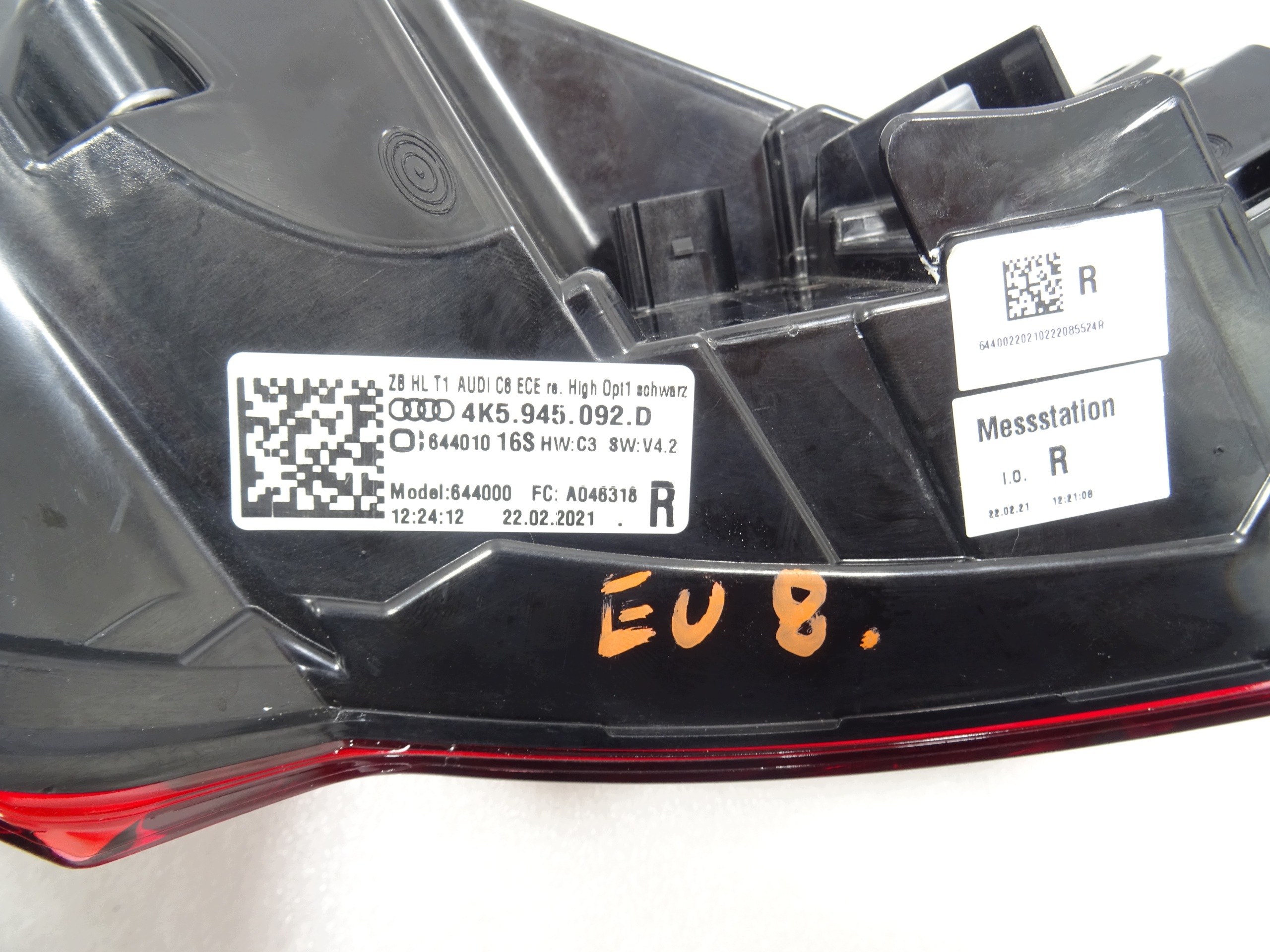 light rear rear part right AUDI A6 C8 sedan MATRIX 4K5945092D