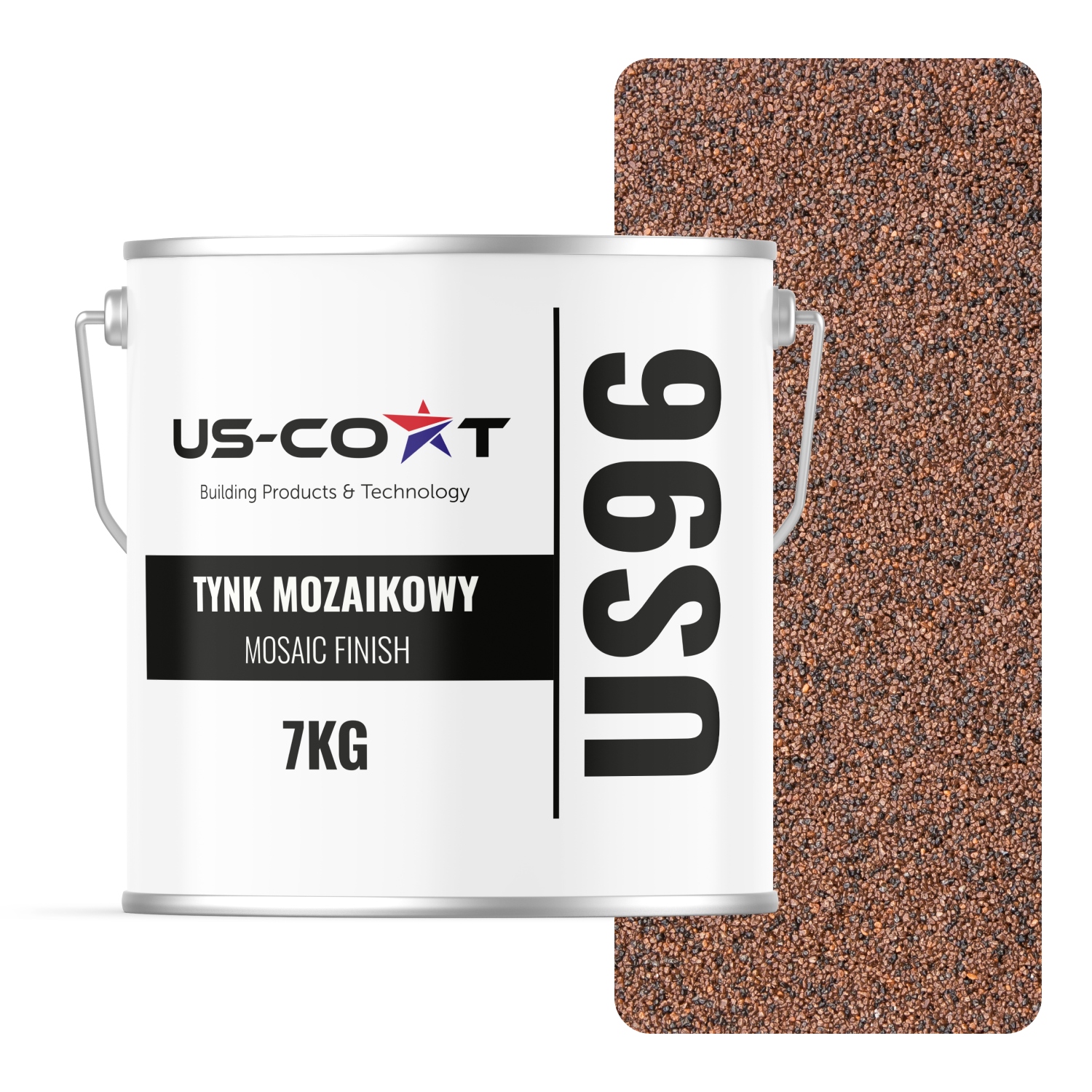 Mozaiková Omítka Mozaika 7 Kg Hnědá Tmavá M73 Ozdobná Pryskyřičná Prémiová