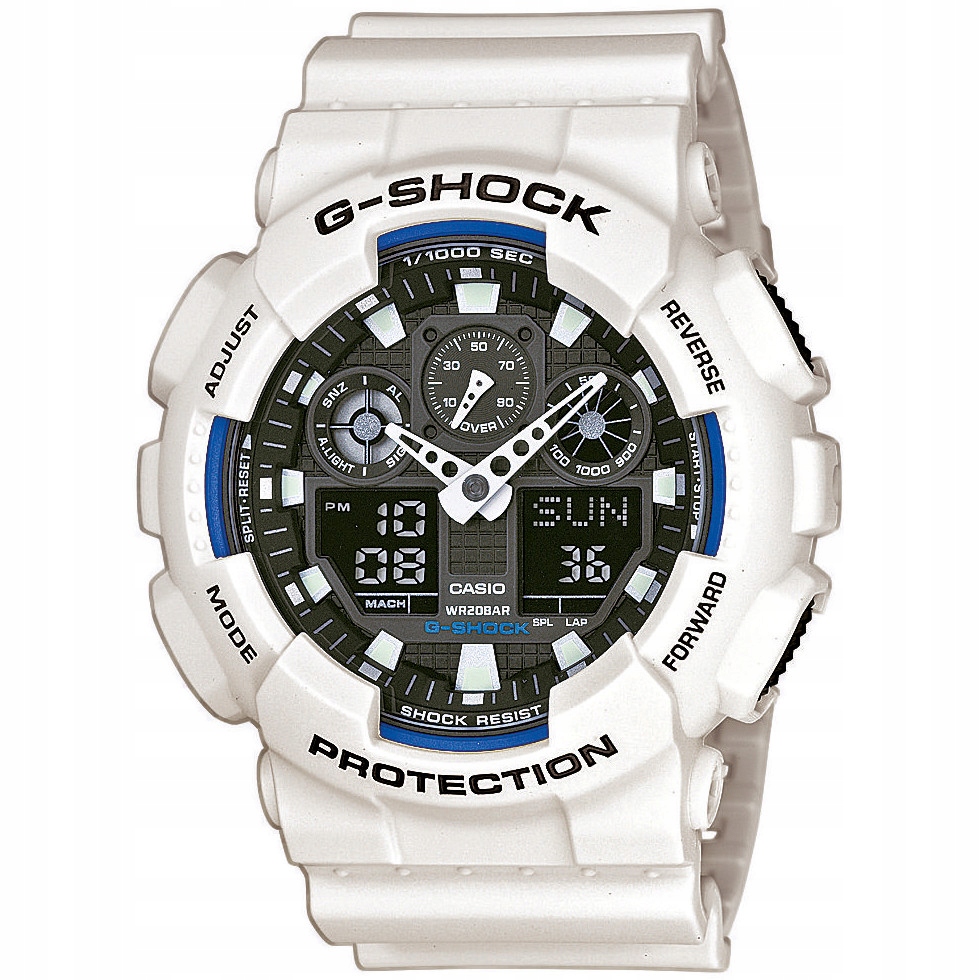 Casio G-Shock GA-100B-7AER 200m Bílé