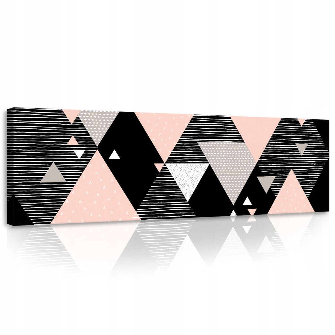 Obraz 145x45 Geometrické postavy trojúhelníky abstrakce minimalismus geometrie