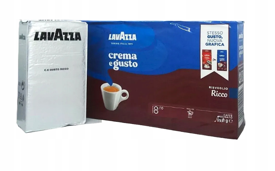 Levně Mletá káva Lavazza Crema Gusto Ricco 250 g