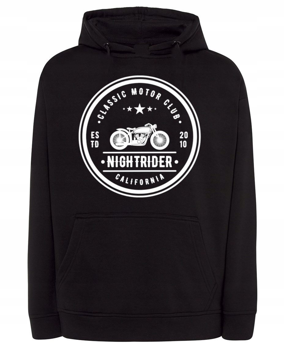 Pánská mikina s potiskem Motocykl Nightrider vel. 3XL