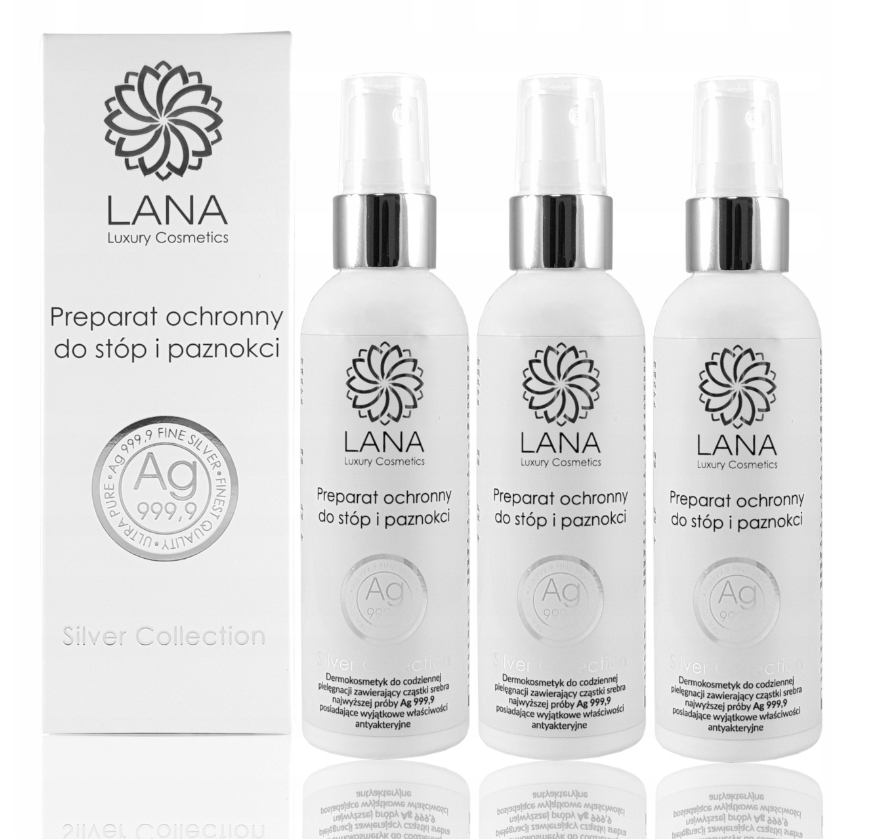 Sprej Na Plíseň Nehtů S Ionty Stříbra 3x100 ml