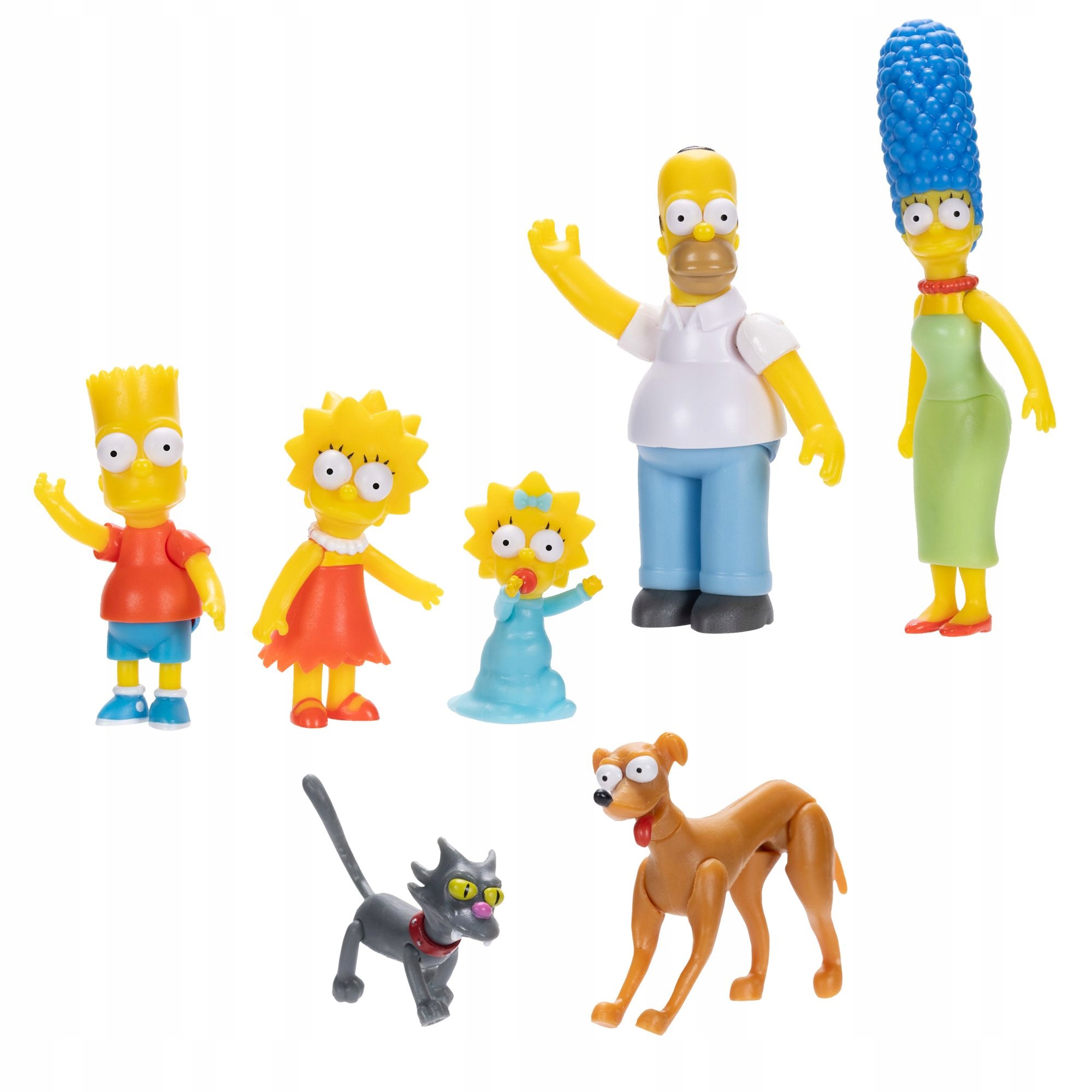 Simpsonovi Sada Figurek 7 ks Detailní Postavičky 6 cm pro Zábavu