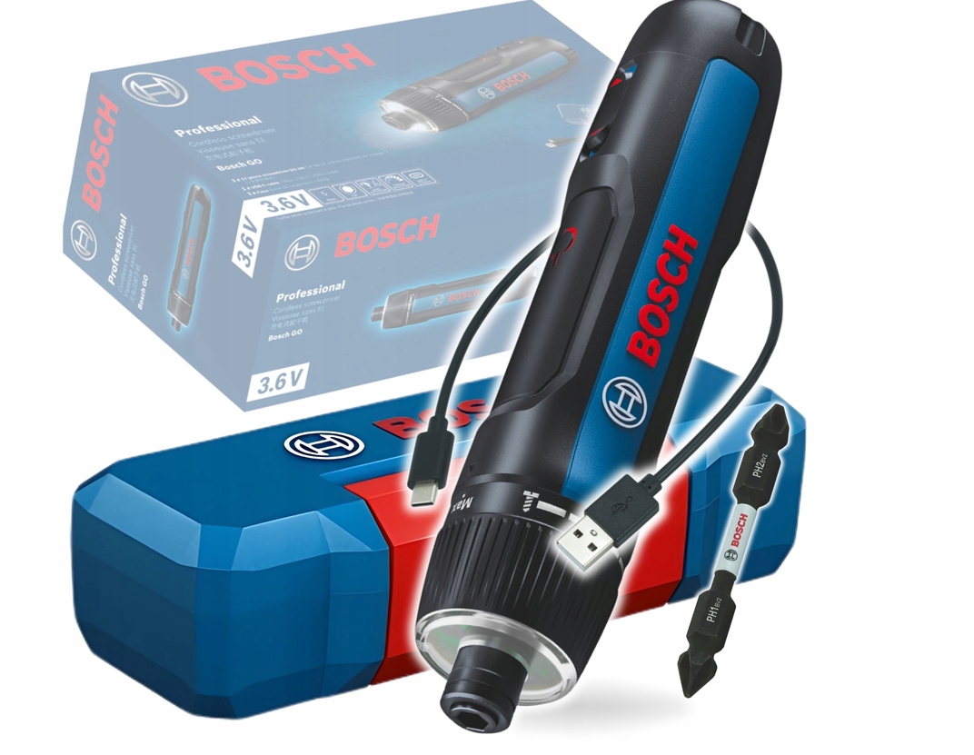 Exclusive Bosch Professional Go 3 Šroubovák PH1/PH2 Kit 06019H2200