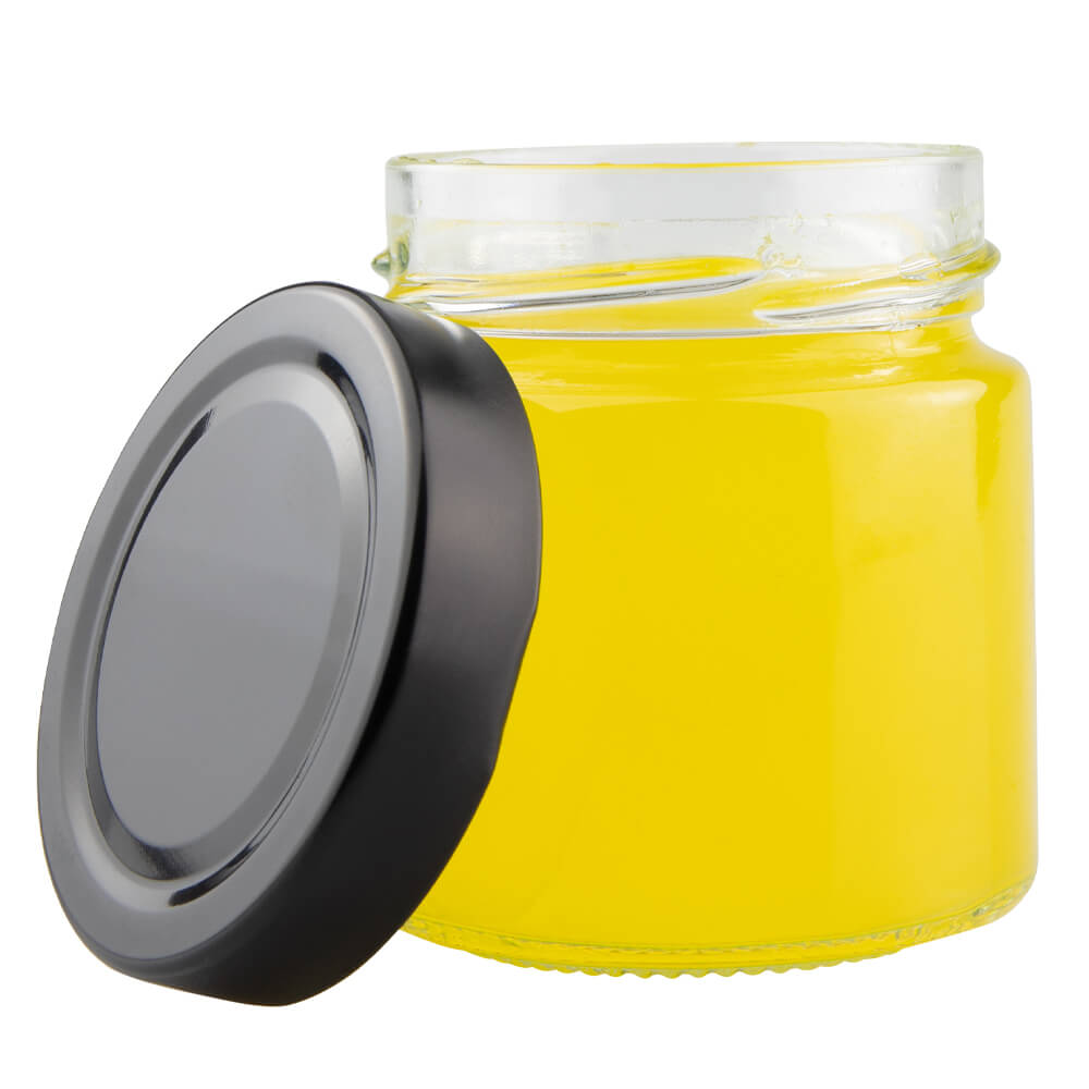 5X Słoik ATENA 225ML + WYSOKIE WIECZKO FI66 DŻEM