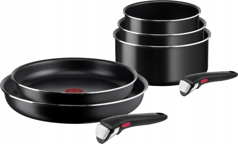 Garnki TEFAL Ingenio Easy Cook`N Clean 7el (L1539443 L1539143) • Cena,  Opinie • Zestawy garnków 13329521837 • Allegro