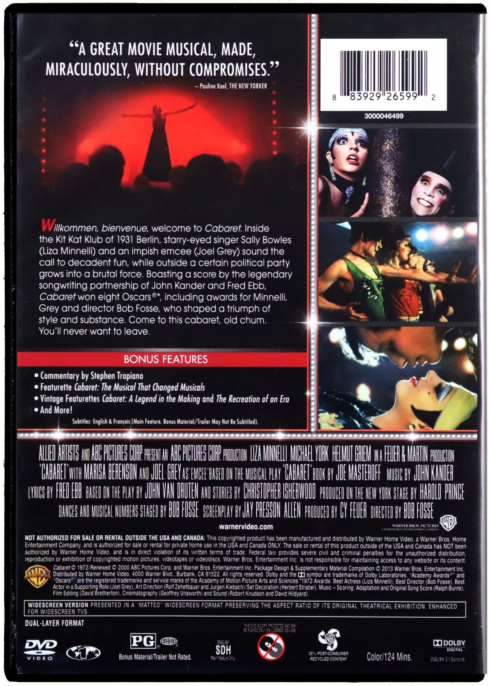 CABARET (KABARET) (DVD) Gatunek musicale