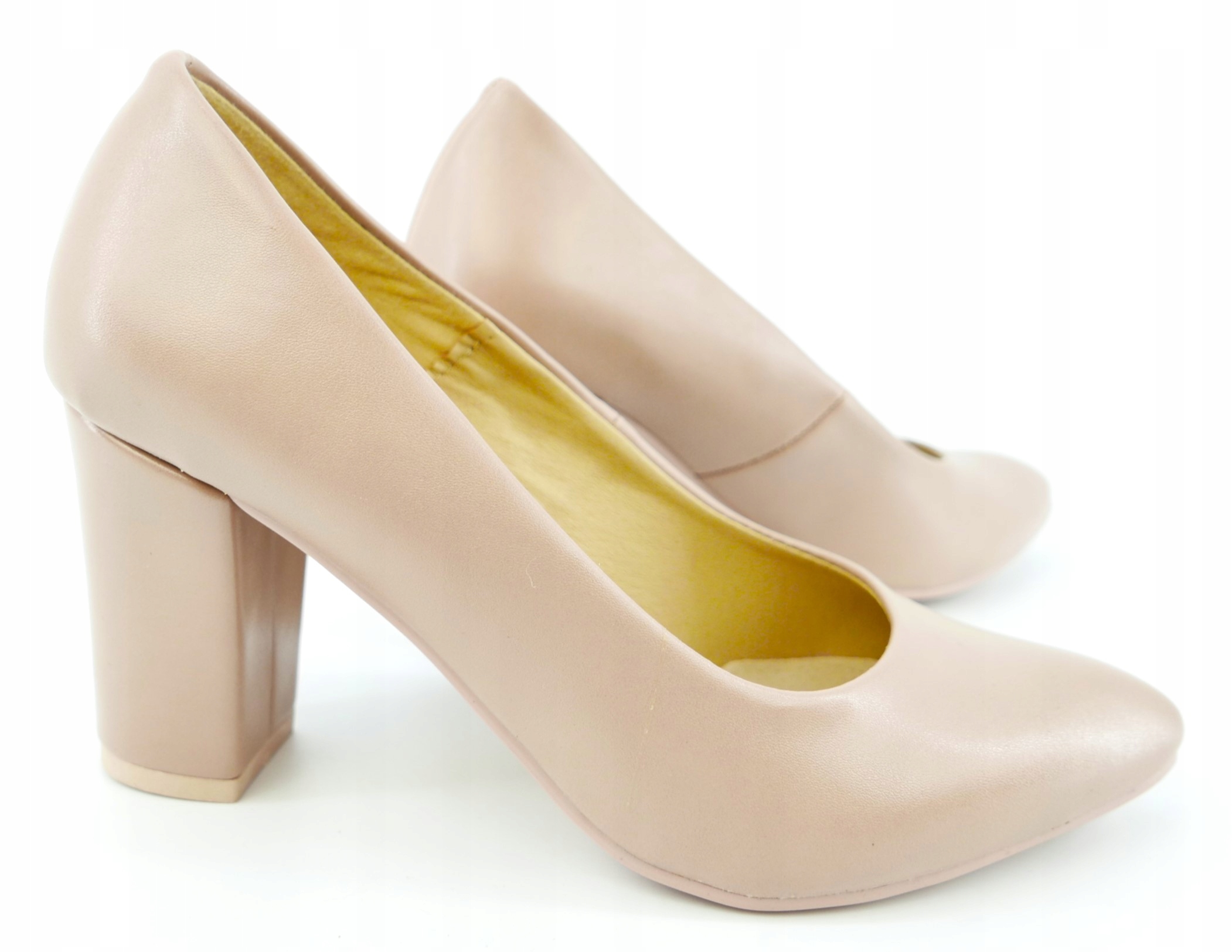 Aga But Polské Lodičky Béžové Eko Kůže R36