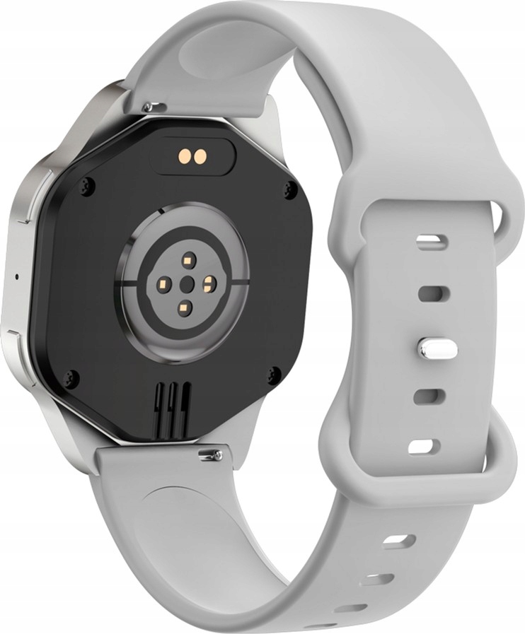 CANYON Smartwatch Hexagon 88 Rozmowy Bluetooth Srebrny — 10