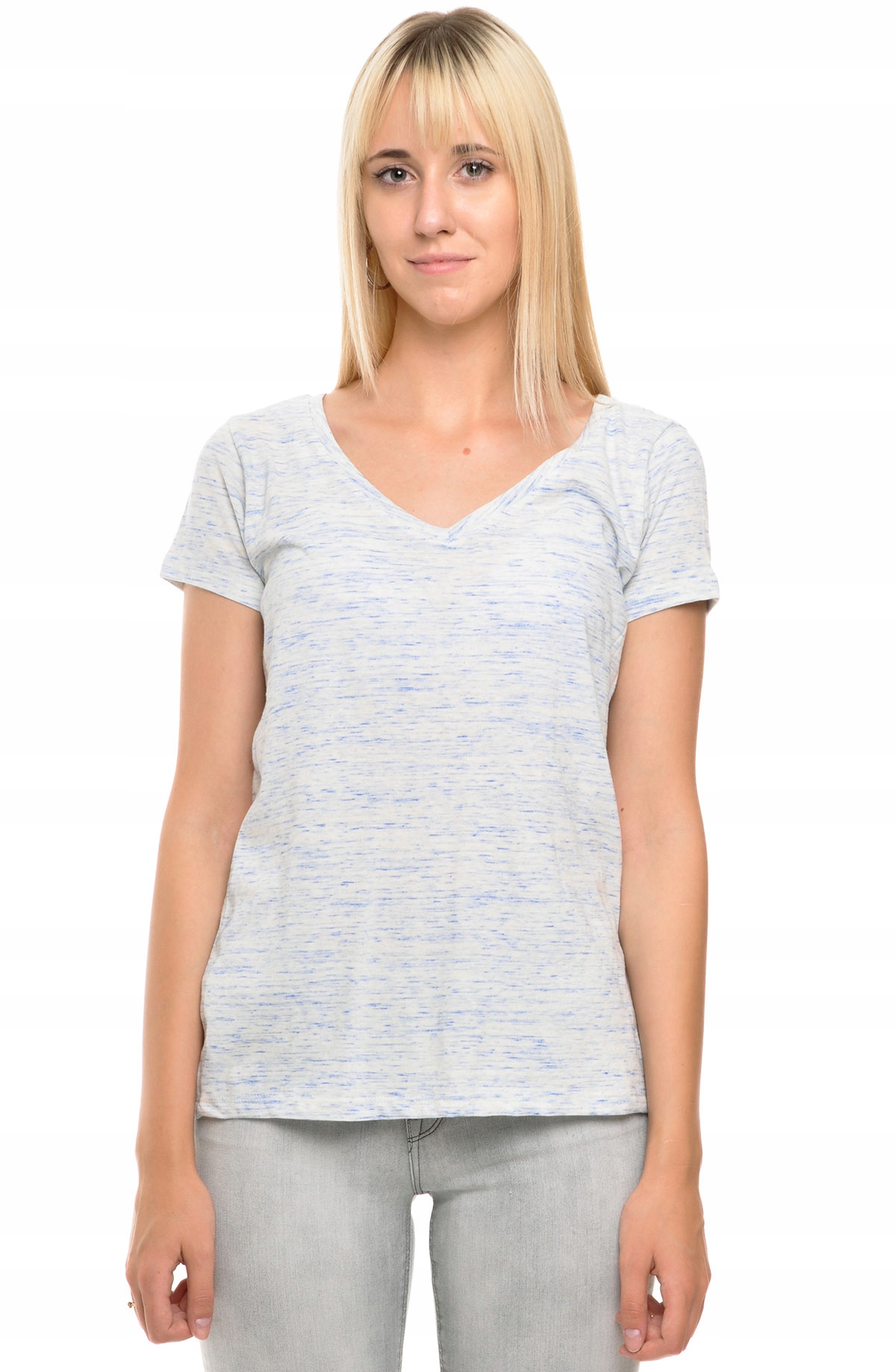 

Lee t-shirt Blue s/s V Neck _ S W36