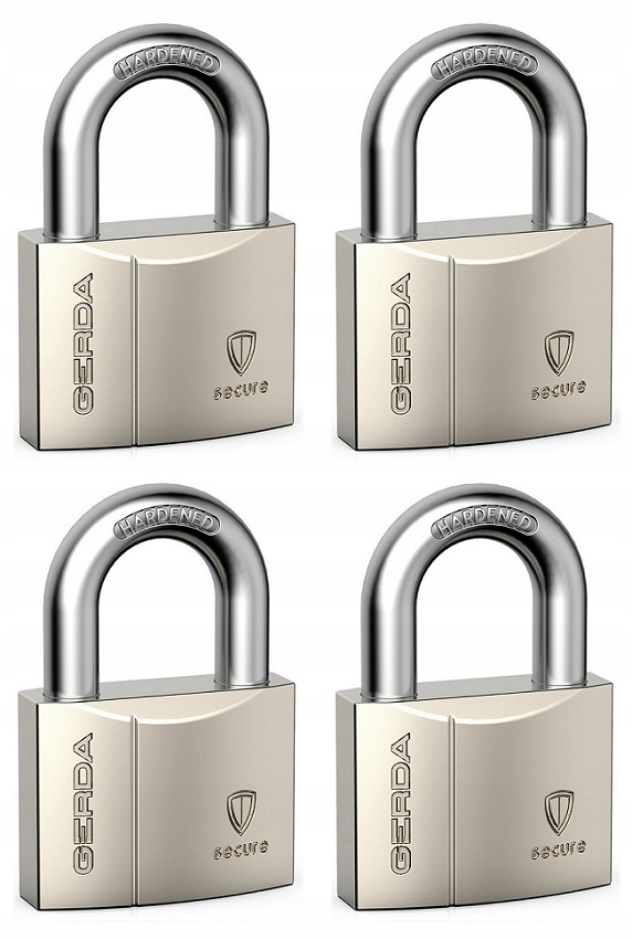 

Gerda Secure 4 Kłódki System Jednego Klucza 40