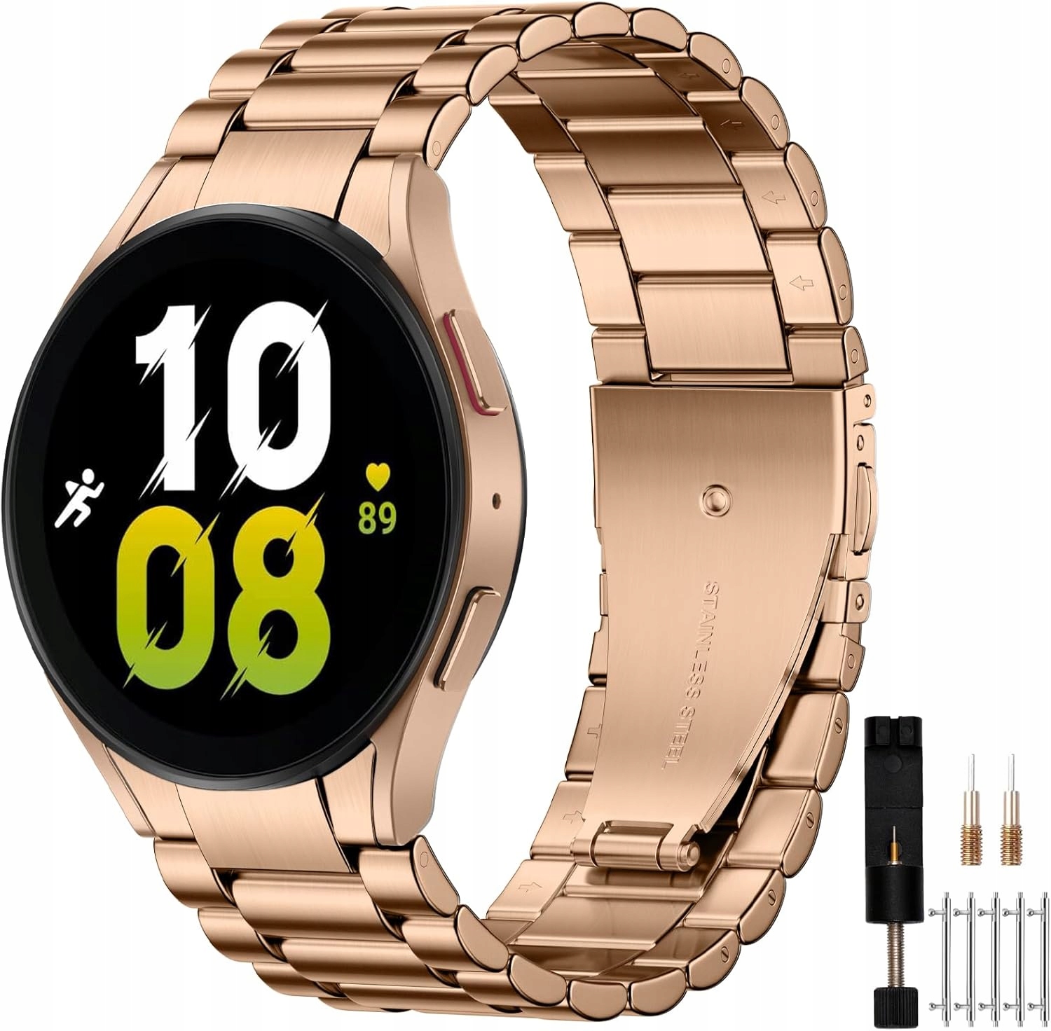 Pasek Stalowy Bransoleta Do Samsung Galaxy Watch 4 5 6 7 40 44 Mm