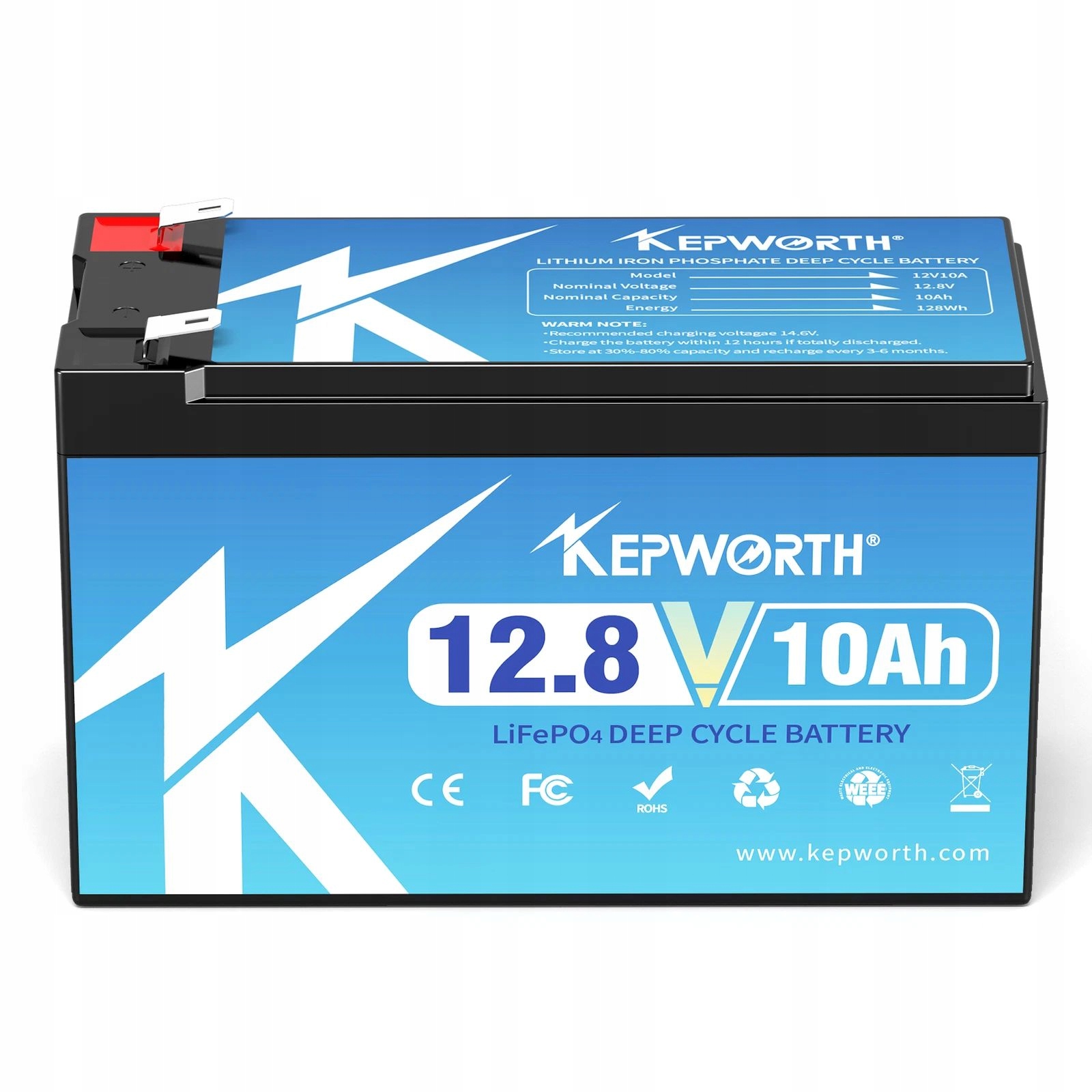 Akumulator Litowo-żelazowo-fosforanowy Kepworth 12V 10 Ah Bms LiFePO4