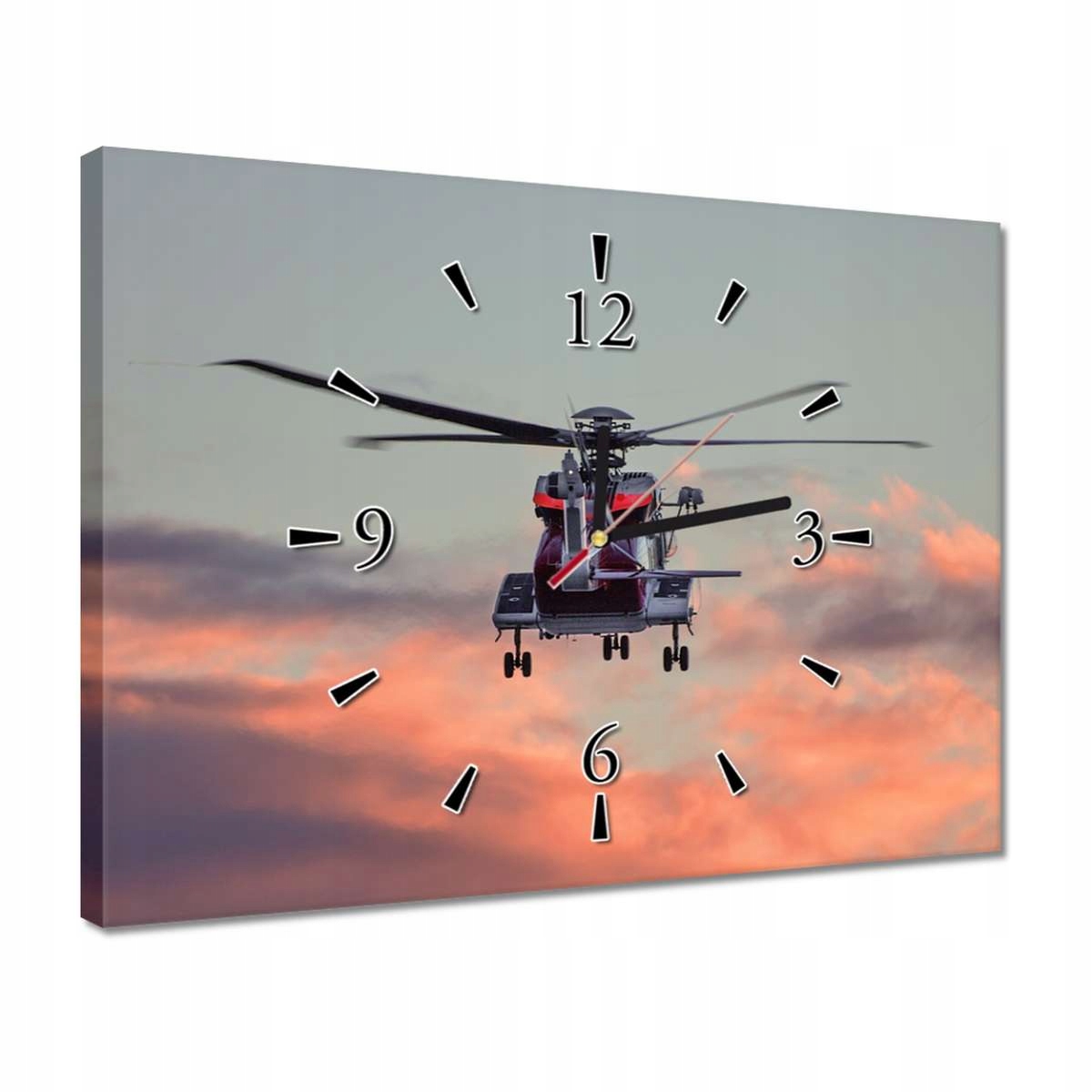 Hodiny 40x30 Helikoptéra