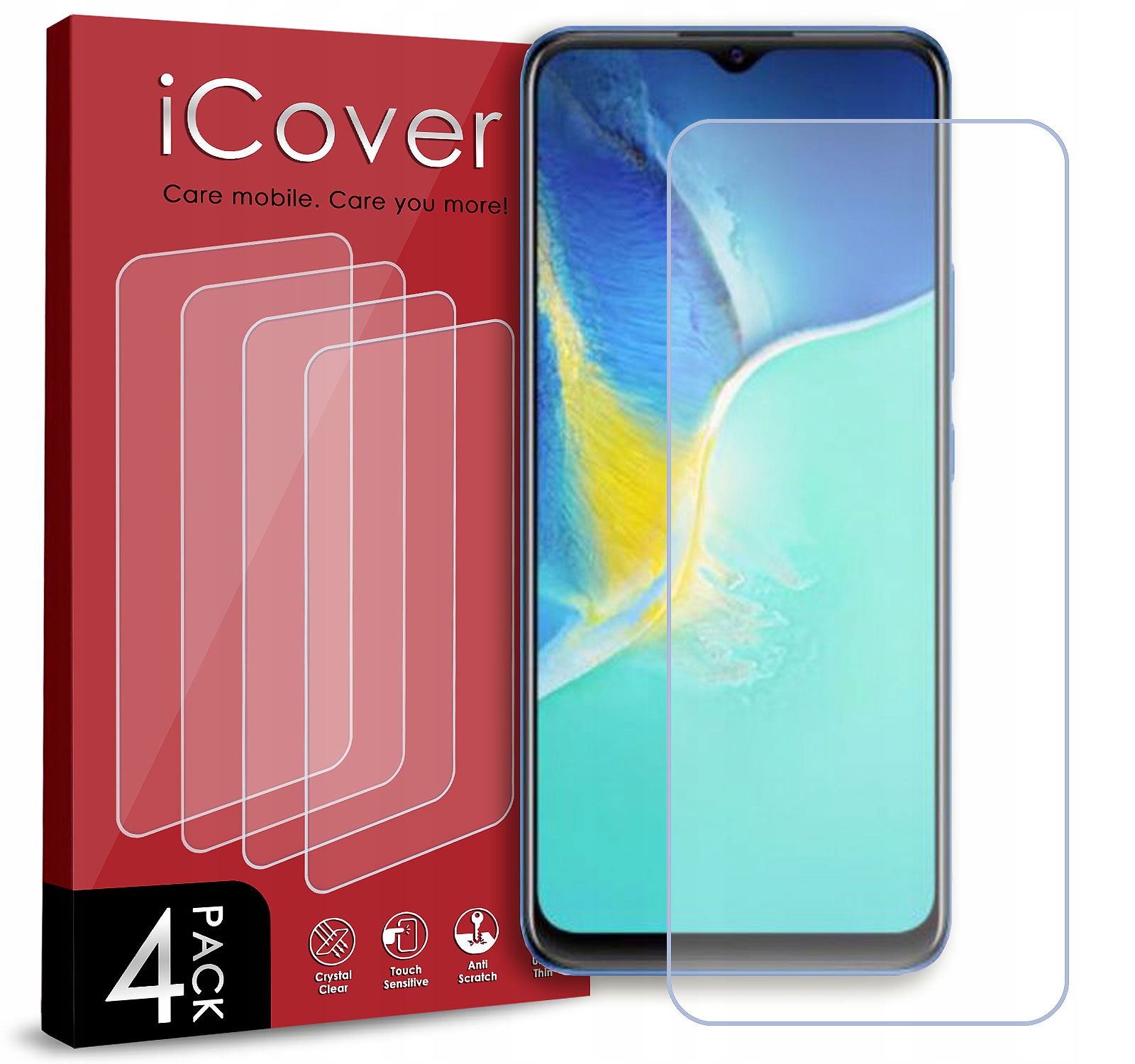 ETUI DO VIVO Y01 WZORY + SZKŁO 4SZT Marka Inna