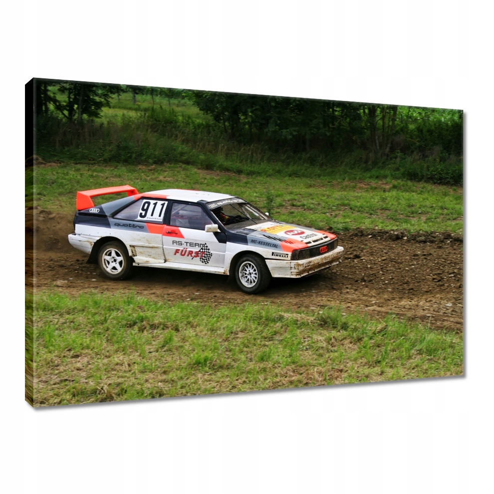 

Obraz 100x70 Audi Quattro na trasie